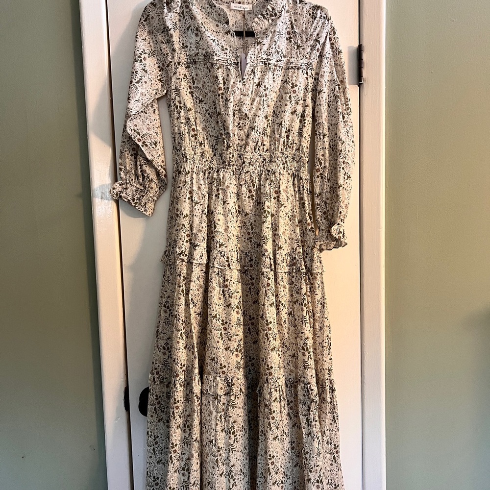 Neuflora St Maries Long Sleeve Floral Dress